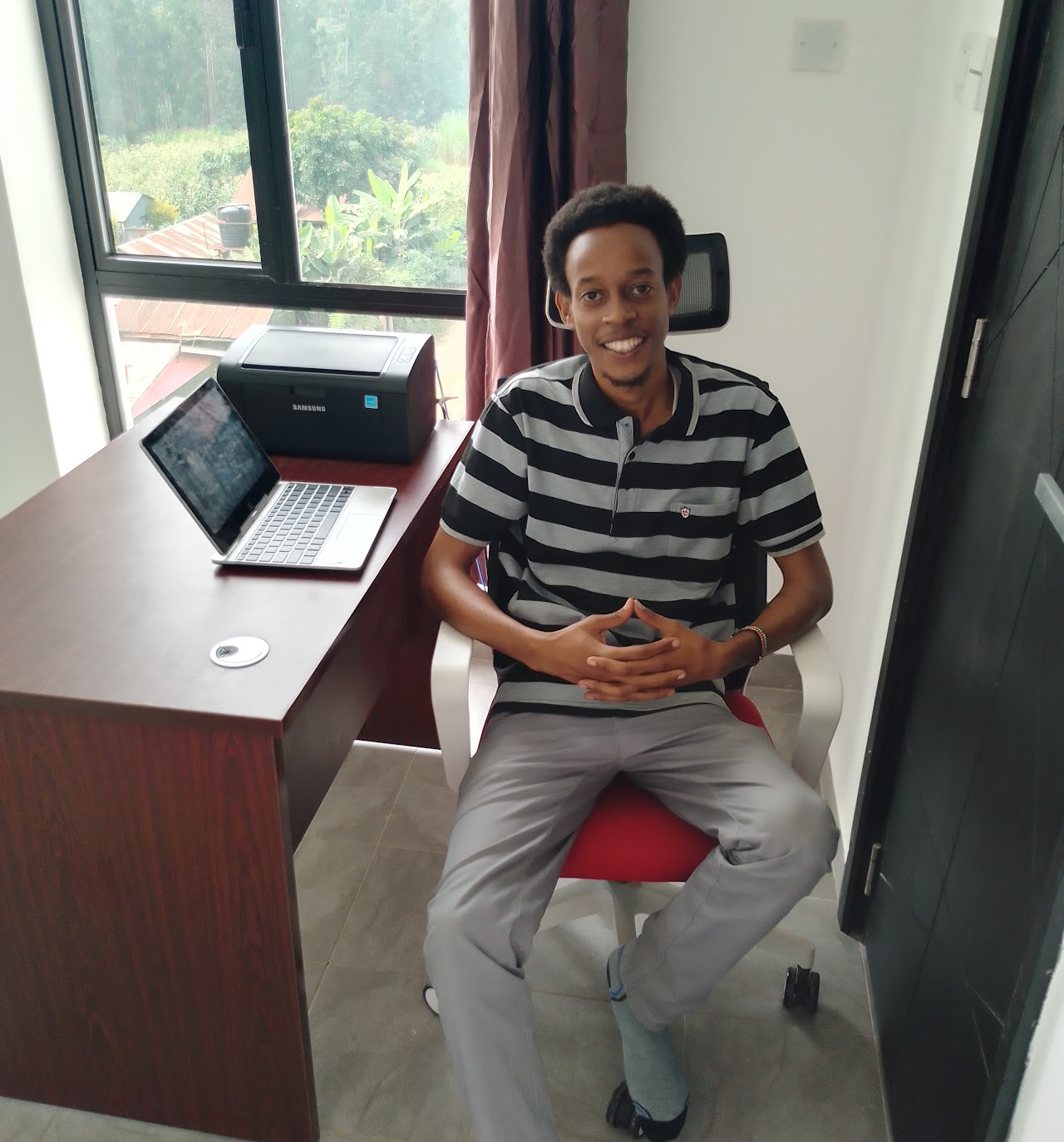 Lewis Kiganjo at Work